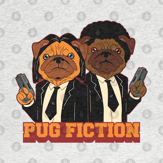 Pug Fiction Movie Parody by HiFi Tees